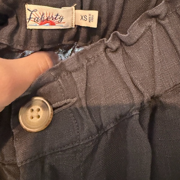 NWOT Faherty Monterey Linen Casual Pants size XS - Picture 6 of 6